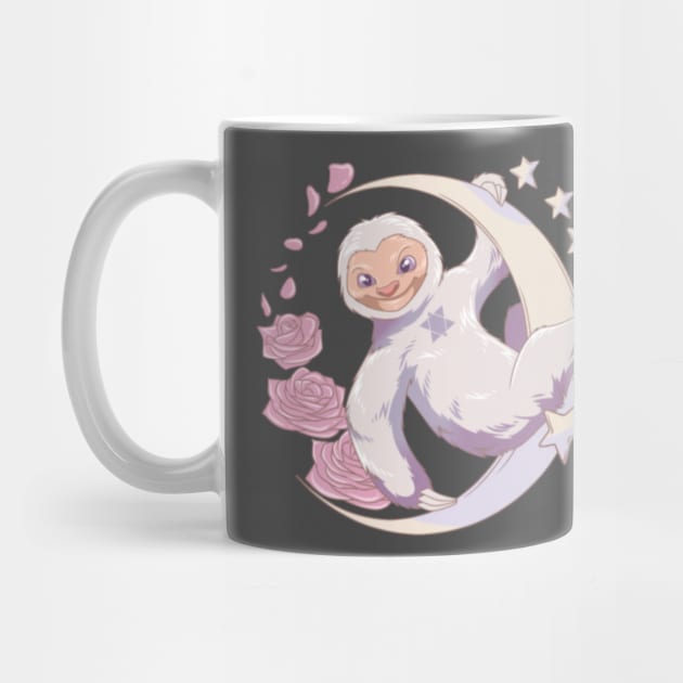 Kawaii Chilled Sloth - Pastel Goth Nu Goth Gift by A4lan